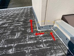 守口市 屋根雨漏り箇所