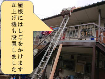八尾市 はしご設置