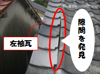 左袖部分