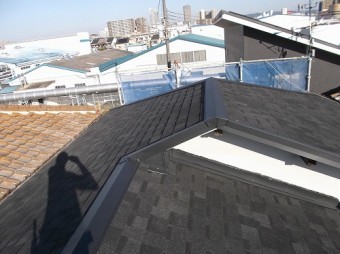 リッジウェイでの葺上工事完了