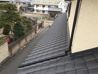 下屋根廻りも問題ありません。