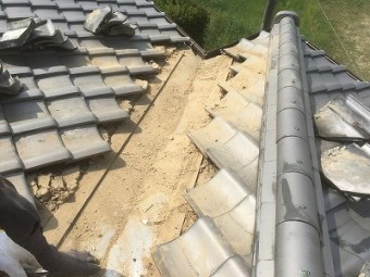谷際瓦解体撤去