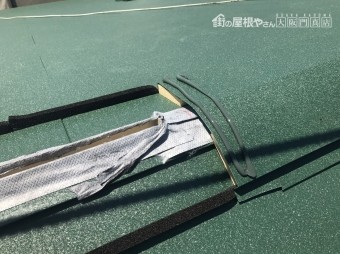 棟板金結合部