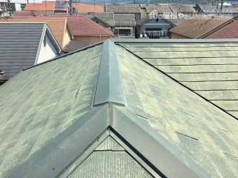 カラーベスト瓦使用の屋根調査
