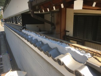 1段目屋根土
