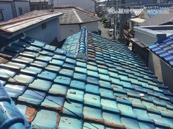 棟方向に全体を望みます。