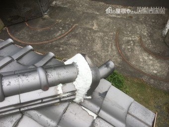 凍害の鬼瓦現状