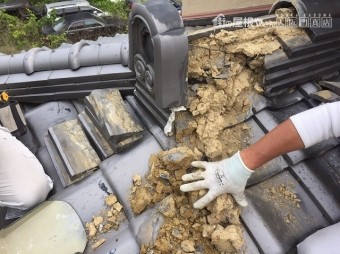 隅棟解体状況 東鬼際