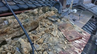 屋根解体工事