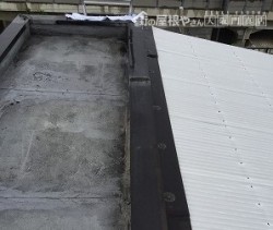 塔屋陸屋根の防水工事施工前