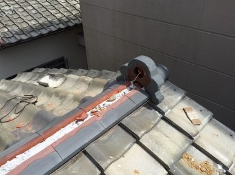 棟葺き上げ工事