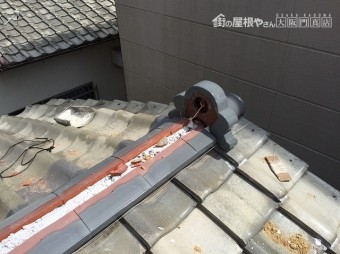 棟葺き上げ工事