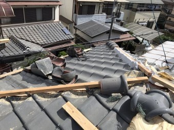 強力棟 垂木設置