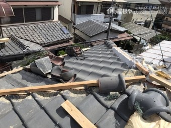 強力棟 垂木設置
