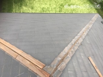 棟板金下状況