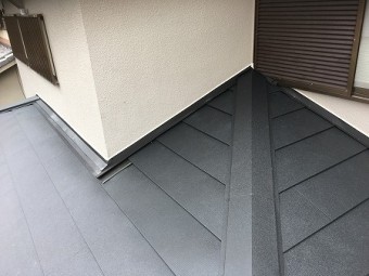 下屋根完成