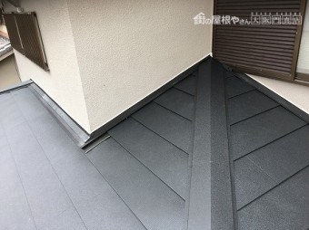 下屋根完成