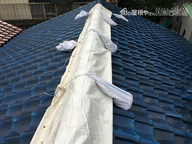 雨漏り簡易処置
