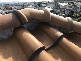 漆喰劣化 黒ずみ