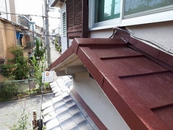下屋根完成