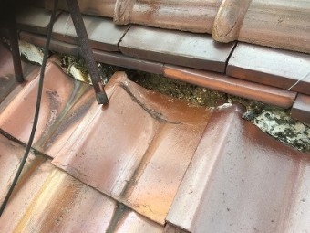 棟瓦状況