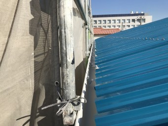 樋も前高130Wに交換しました。