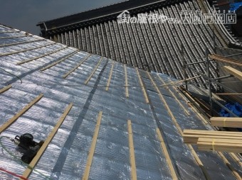 茨木市 遮熱材リフレクティックス施工