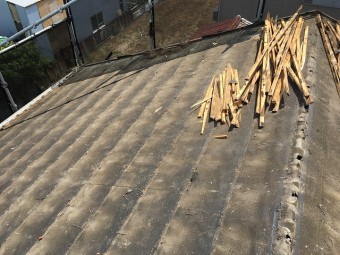 門真市 瓦桟解体