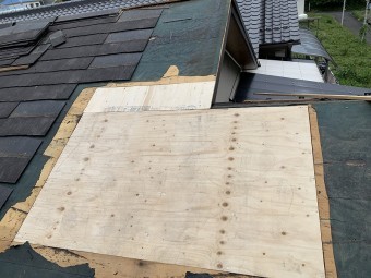新たに下地コンパネは貼ります。