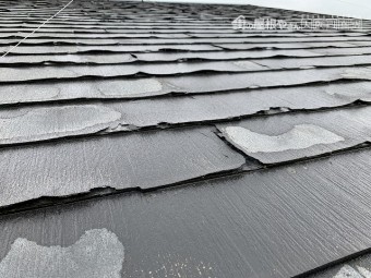 パミールの表層剥離状態です。