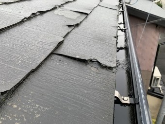 パミールの角部分は表層が浮き上がってカケています。