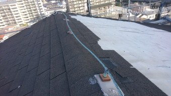 門真市8階建て屋根改修前
