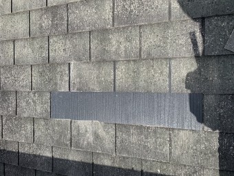 平部の割れもコロニアルに交換しました。