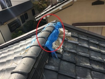 ブルーシート劣化