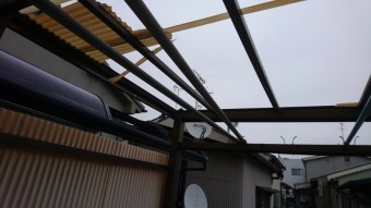 守口市 波板被害状況