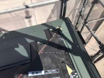 カレッセの廻し棟を施工します。