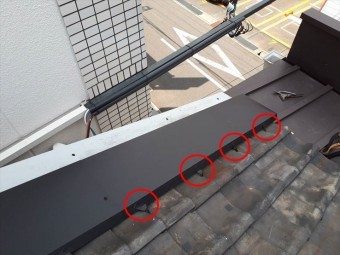 門真市 ケラバ部雨漏り補修工事