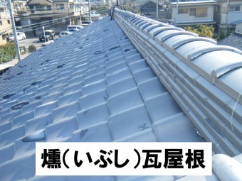 屋根全景(いぶし瓦)