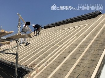 茨木市 縦桟打ち