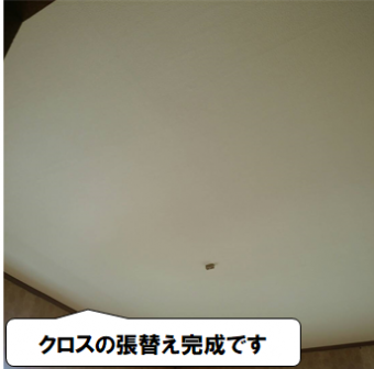枚方市 クロスの張替え完成です