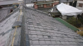 茨木市棟補修前
