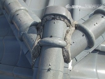 鬼瓦廻り施工前2
