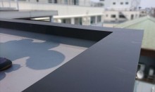 ガルバリウム鋼板で施工した笠木板金