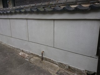 寝屋川市 裏塀工事完了