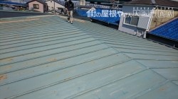 施工前 瓦棒屋根