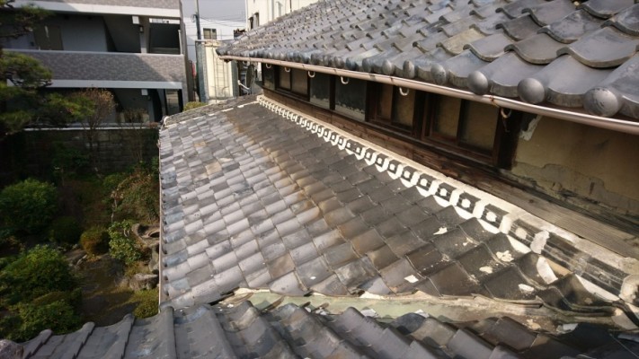 門真市 入母屋の屋根調査