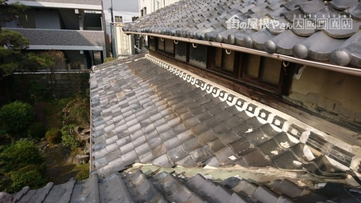 門真市 入母屋の屋根調査