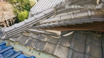 門真市 漆喰の劣化状況
