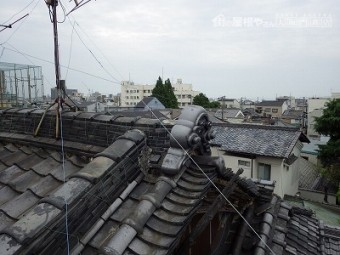大屋根 鬼瓦