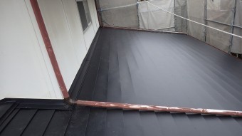 カレッセ遮熱プラスでのカバー工事での完成写真